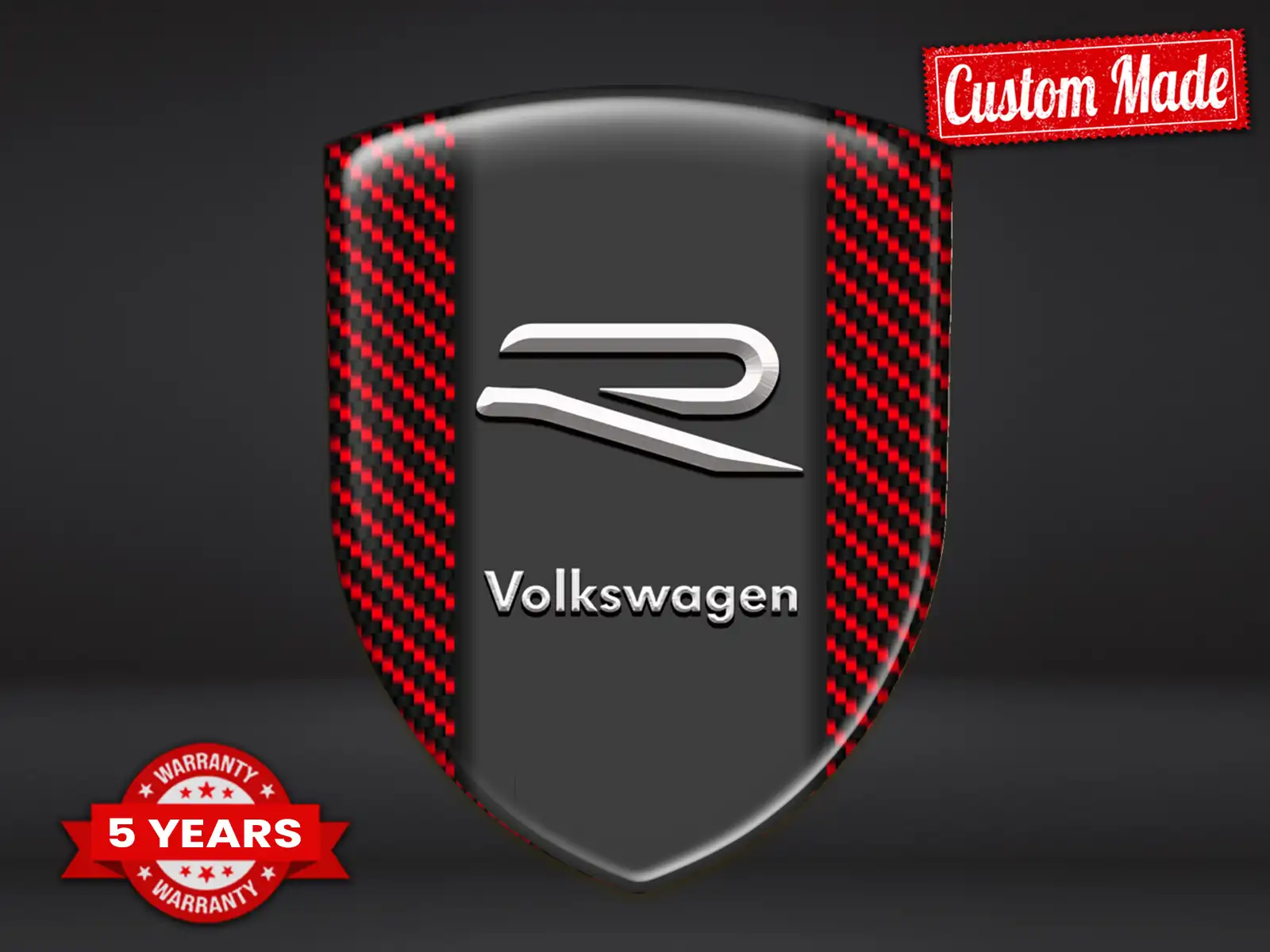 VW Autoaufkleber Stern Hochwertig Anpassbar